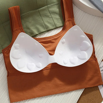Soutien-gorge de sport antichoc sans couture
